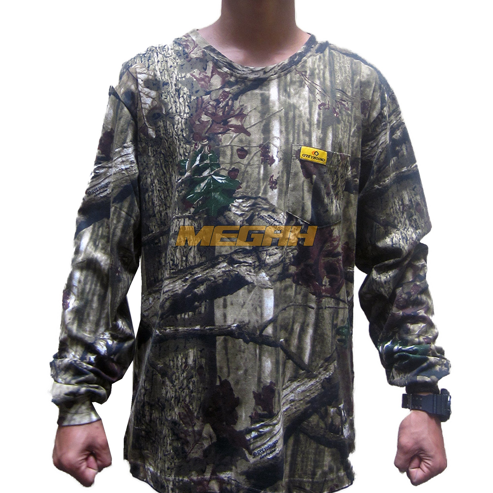 GREYHOUN 3L-4L CAMO OBLONG TANGN PANJANG (KS098) - Megah Sport