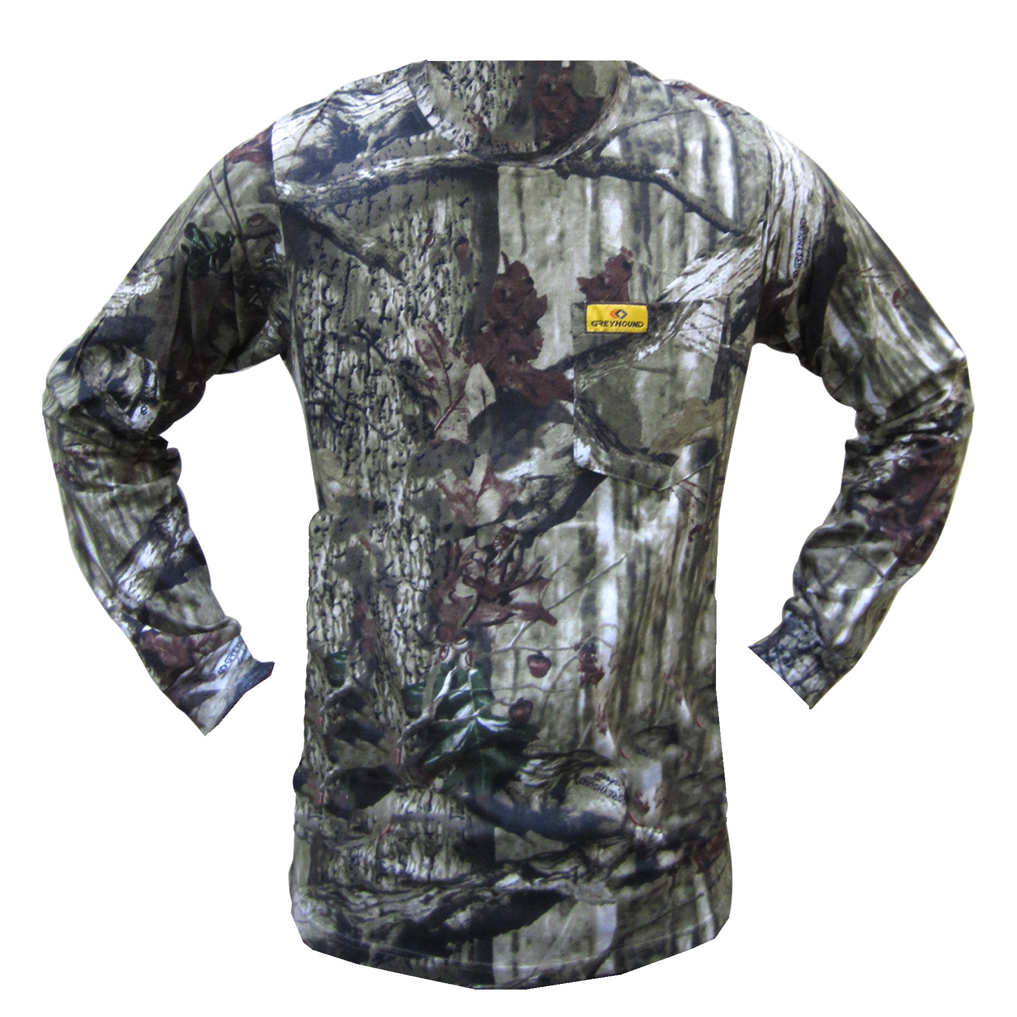 GREYHOUND CAMOUFLAGE LONG SHIRT (KS097) Gambar sekunder produk