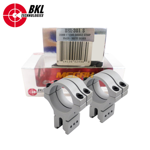 MOUNTING BKL-301 MATTE BLACK & SILVER (MT703) - Megah Sport