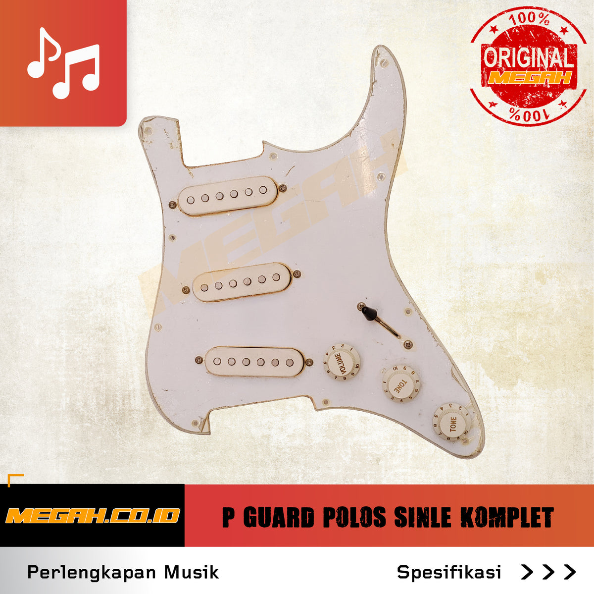 P GUARD POLOS SINGLE KOMPLIT Gambar utama produk