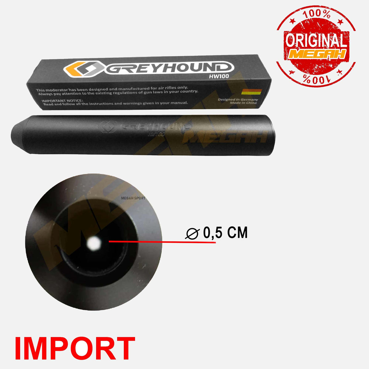 PEREDAM GREYHOUND HW100 Gambar utama produk