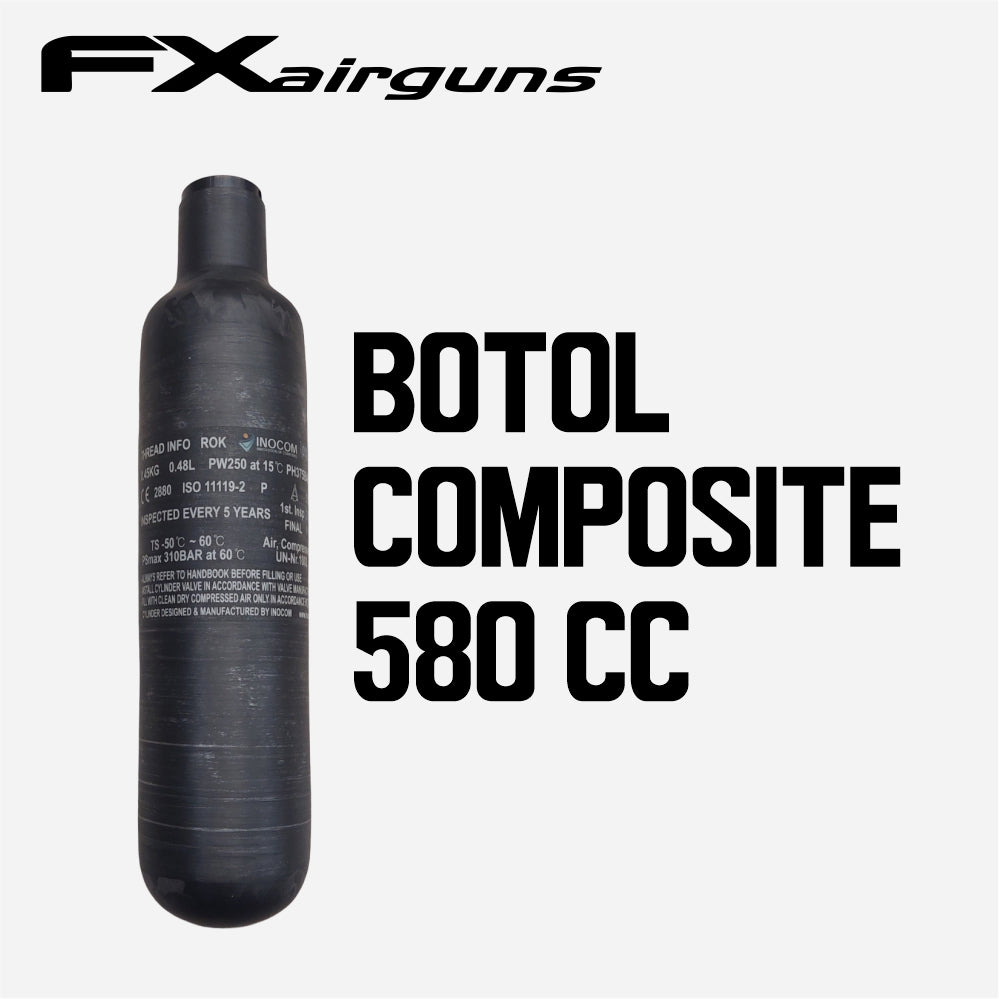 BOTOL CADANGAN FX AIRGUN 580 CC (AS715) Gambar utama produk