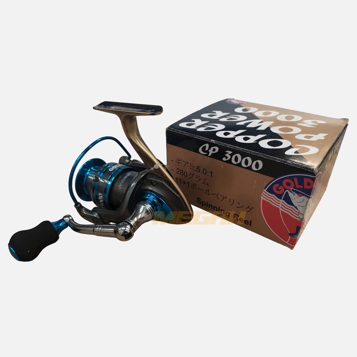 SPINNING REEL GOLDEN FISH COOPER POWER 3000 (RL355) Gambar utama produk