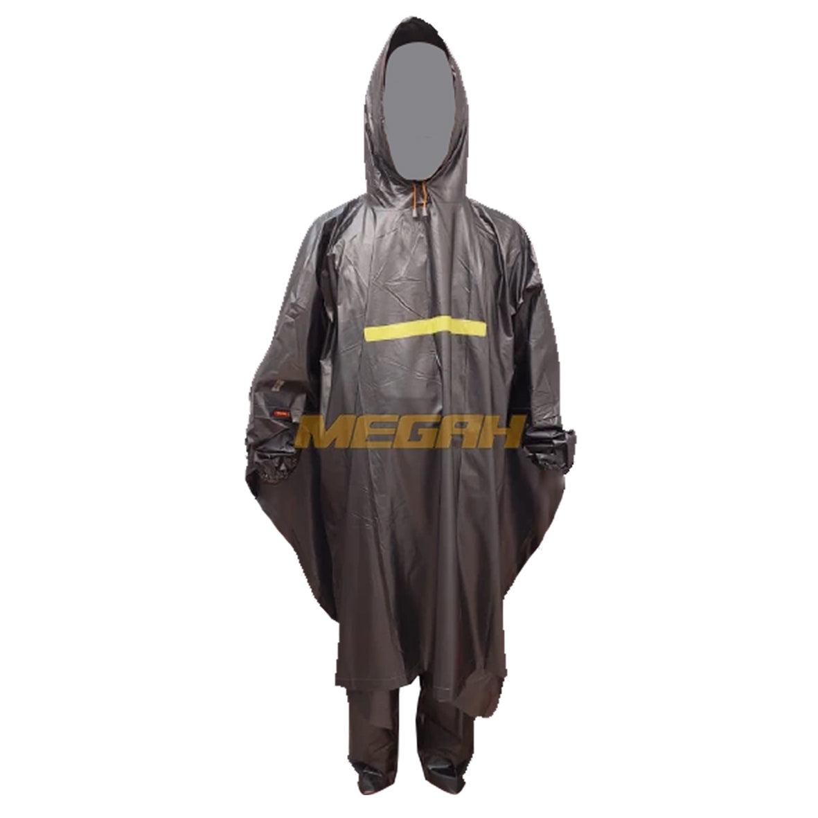 JAS HUJAN TIGER HEAD PONCO + CELANA 68214 (JK029)