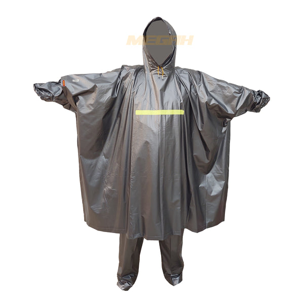JAS HUJAN TIGER HEAD PONCO + CELANA 68214 (JK029)