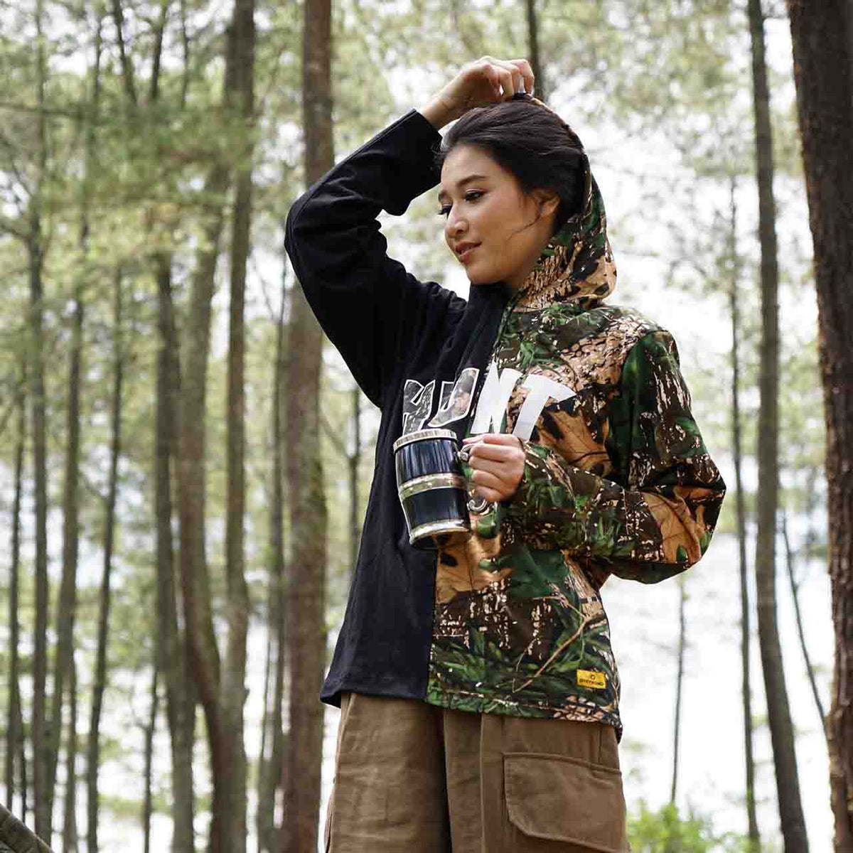 GREYHOUND T-SHIRT HOODIE (KS033)