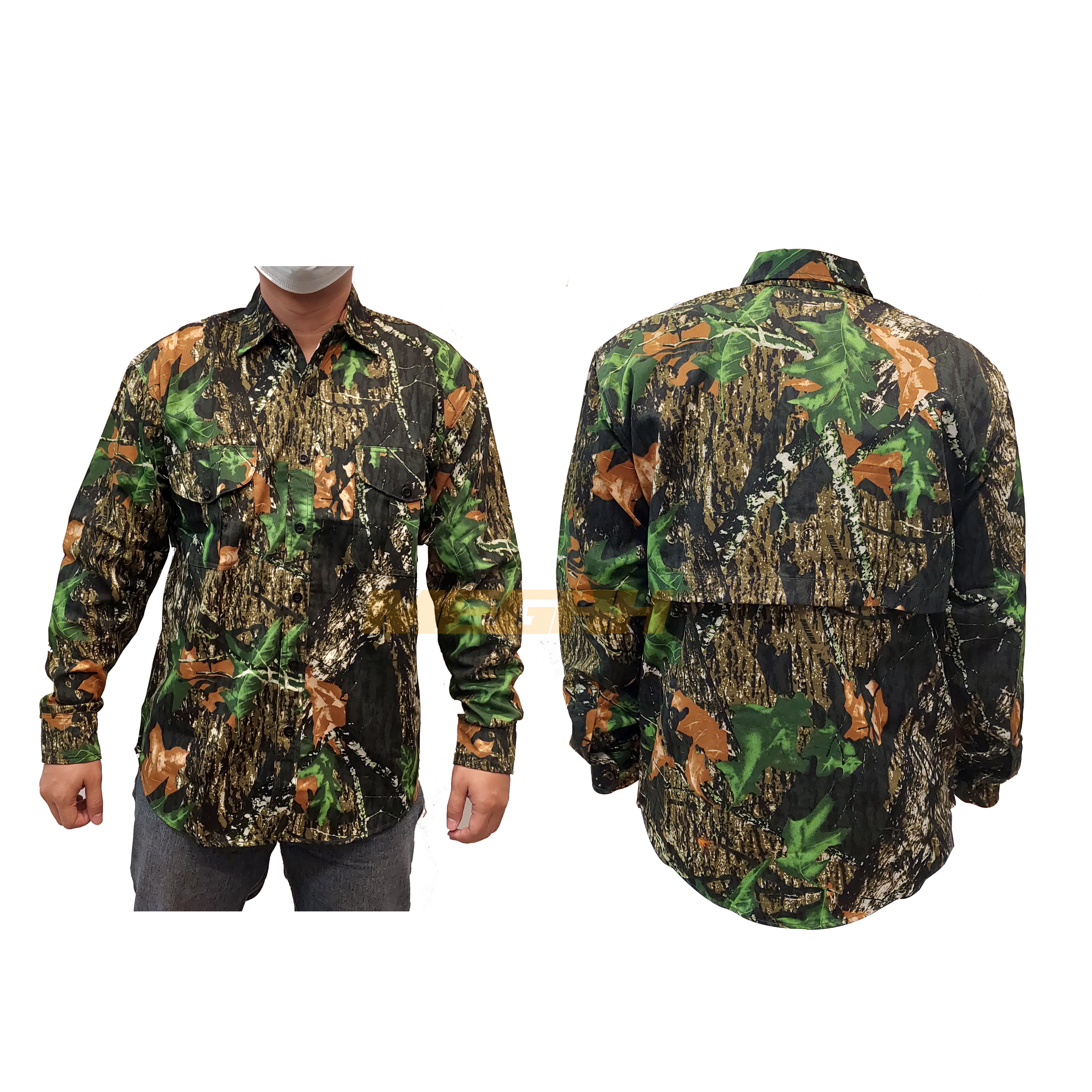 KEMEJA HUNTING STORY CAMO TANGAN PANJANG (KS078) Gambar sekunder produk
