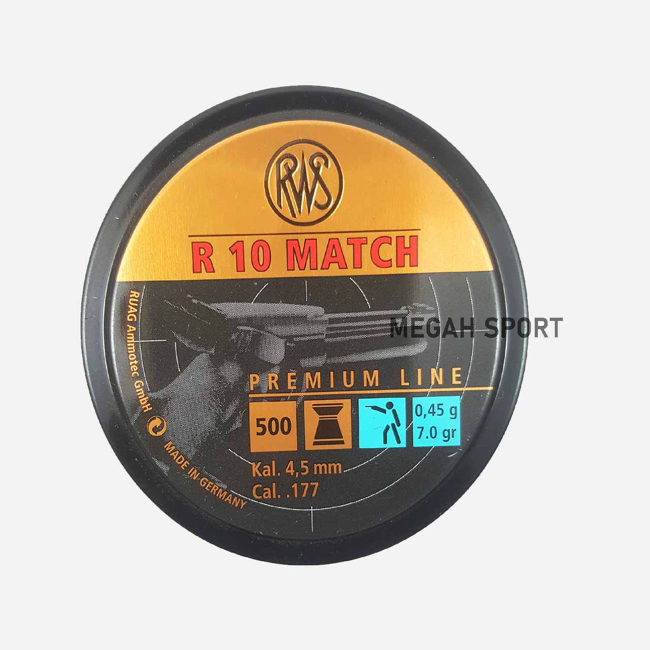 RWS R10 MATCH PISTOL 7,0 gr Gambar sekunder produk