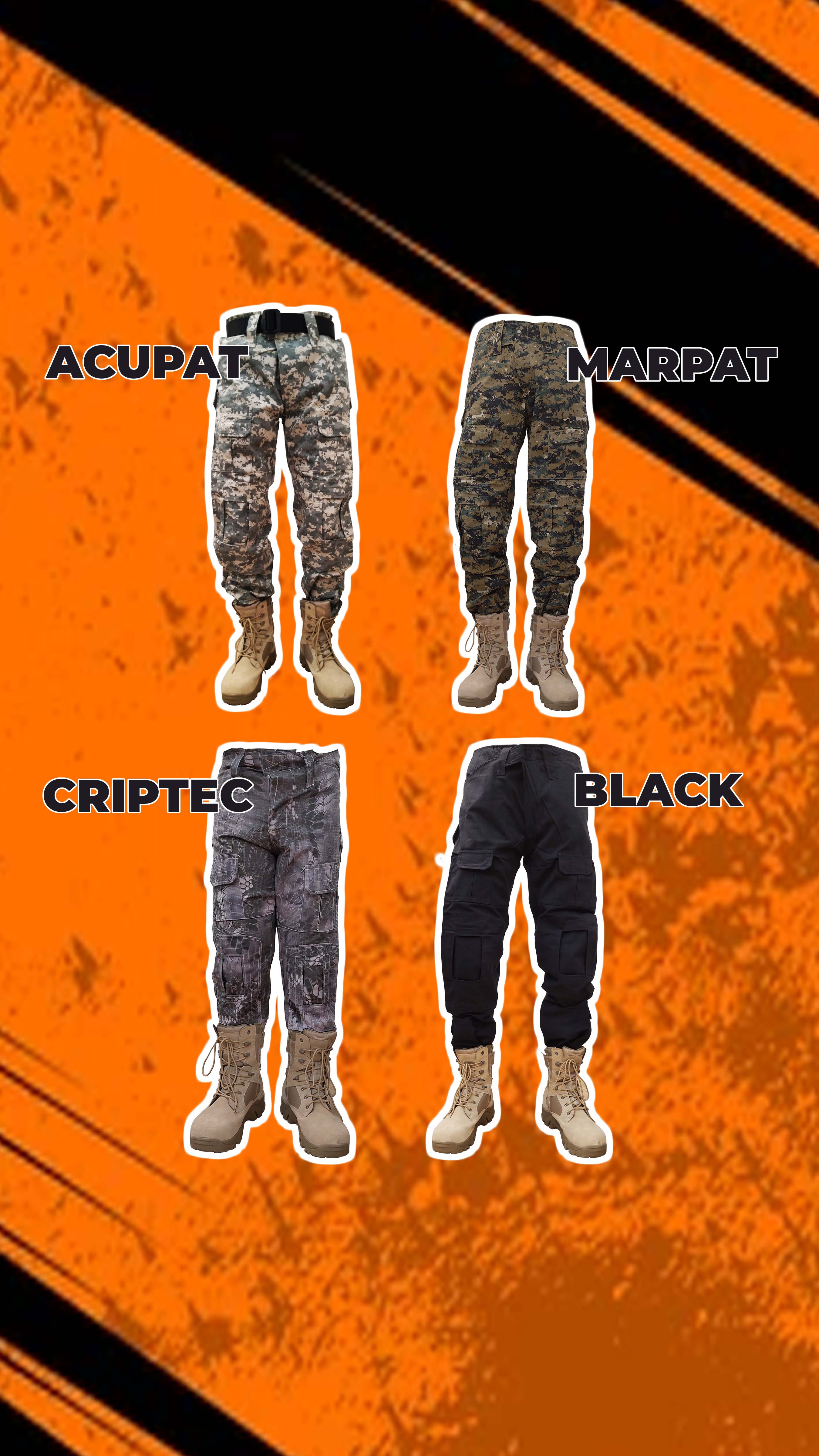CELANA TACTICAL ARMY