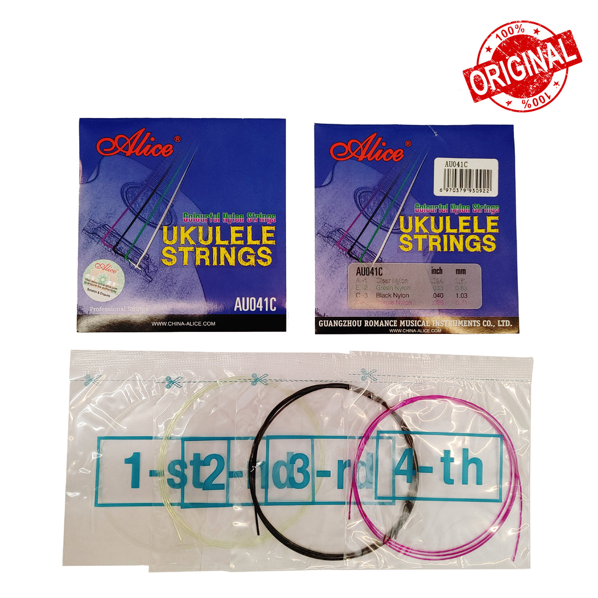 SENAR UKULELE ALICE  AU041C - 4 STRING (SG023) Gambar utama produk
