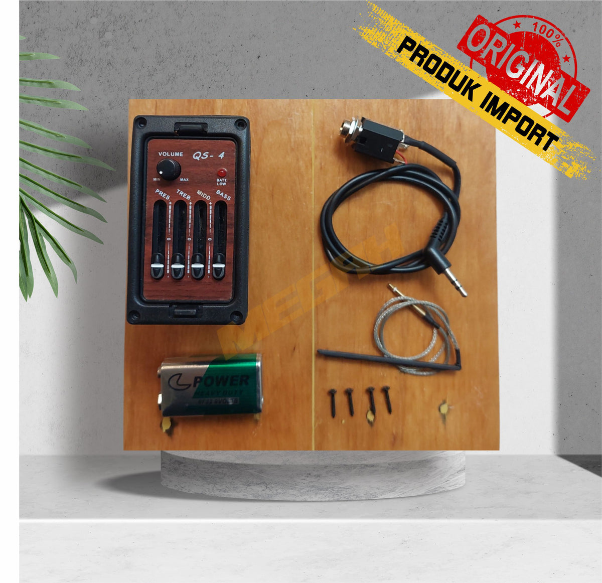 EQ WILK CORAK KAYU 4 BAND EQ QS-4 Gambar utama produk