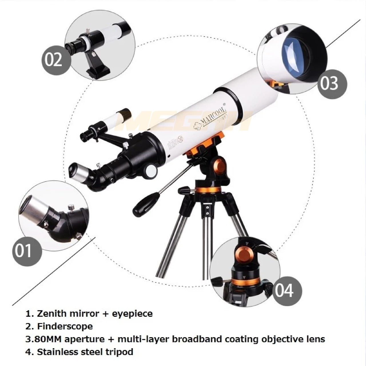 TEROPONG ASTRONOMI MARCOOL 50080 (BN851)