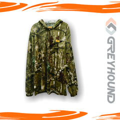 T-SHIRT GREYHOUND CAMO KATUN TANGAN PANJANG TOPI (DARKWOOD)