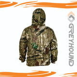 KAOS GREYHOUND CAMO KATUN T. PANJANG TOPI (DARKWOOD) - XXL XXXL