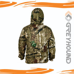 T-SHIRT GREYHOUND CAMO KATUN TANGAN PANJANG TOPI (DARKWOOD)