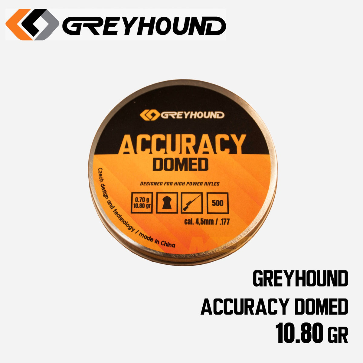 MIMIS SENAPAN ANGIN GREYHOUND AKURASI / ACCURACY DOMED 10.8 GR Gambar utama produk