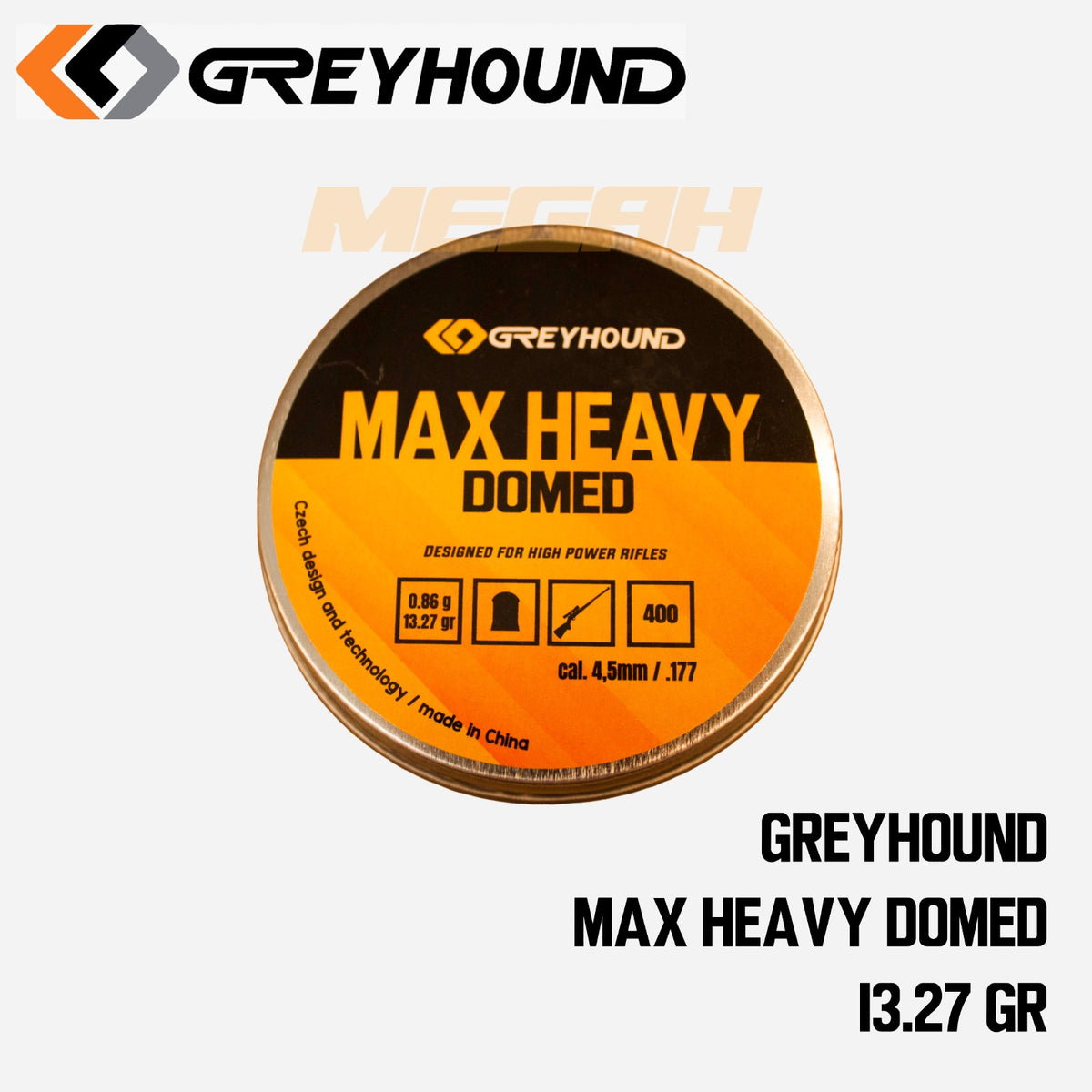GREYHOUND MAX HEAVY DOMED 13.27 GR