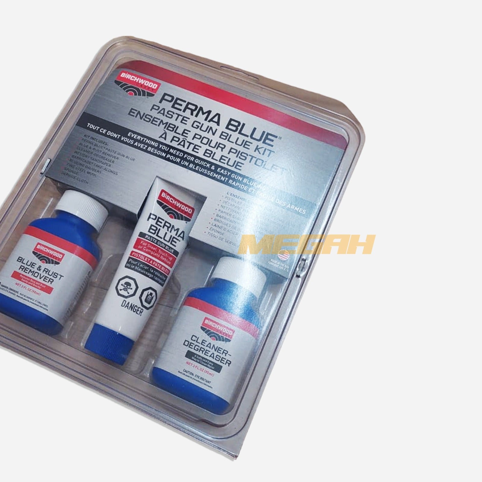 BIRCHWOOD CASEY PERMA BLUE PASTE KIT Gambar sekunder produk