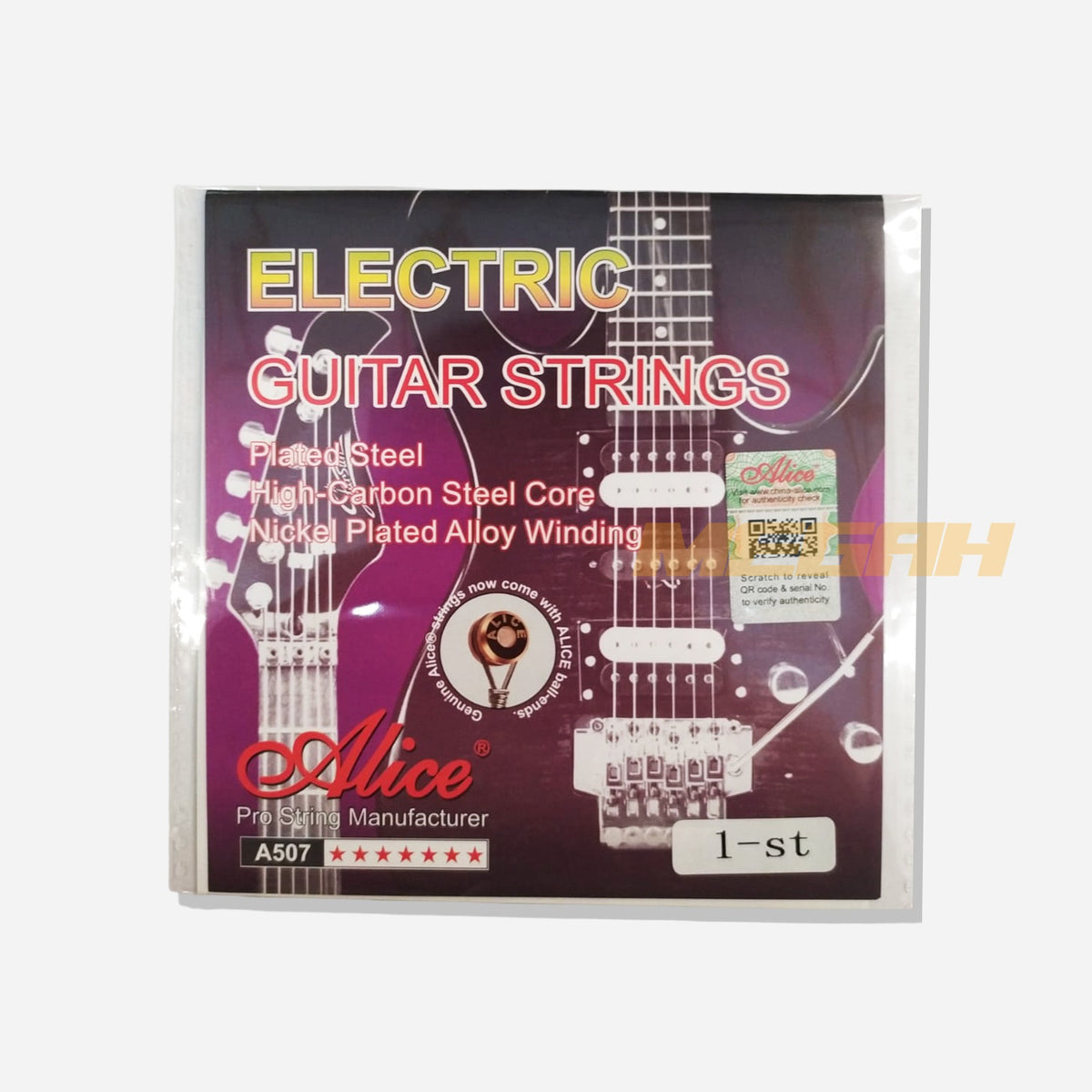 SENAR GITAR ELEKTRIK ALICE A507 1-ST Gambar utama produk