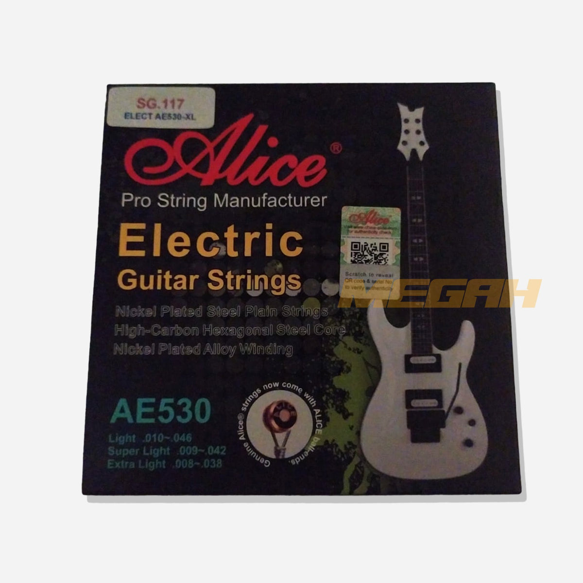 SENAR GITAR ELEKTRIK ALICE AE530XL (SG117) Gambar utama produk