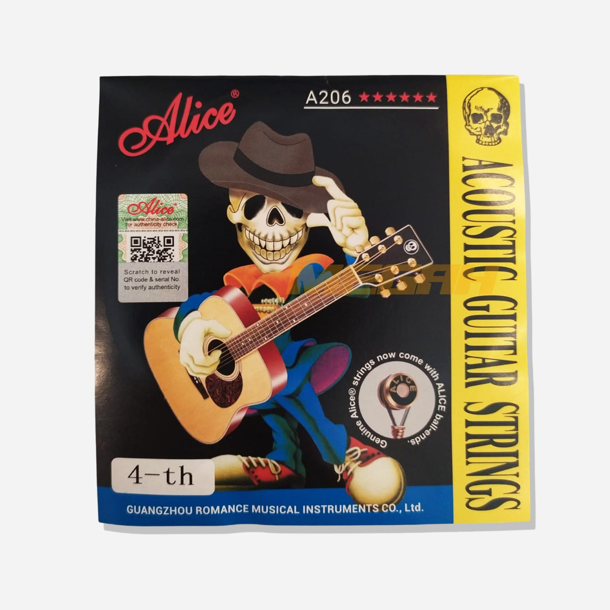 SENAR GITAR AKUSTIK ALICE ORIGINAL NO 4-6 A206 Gambar utama produk