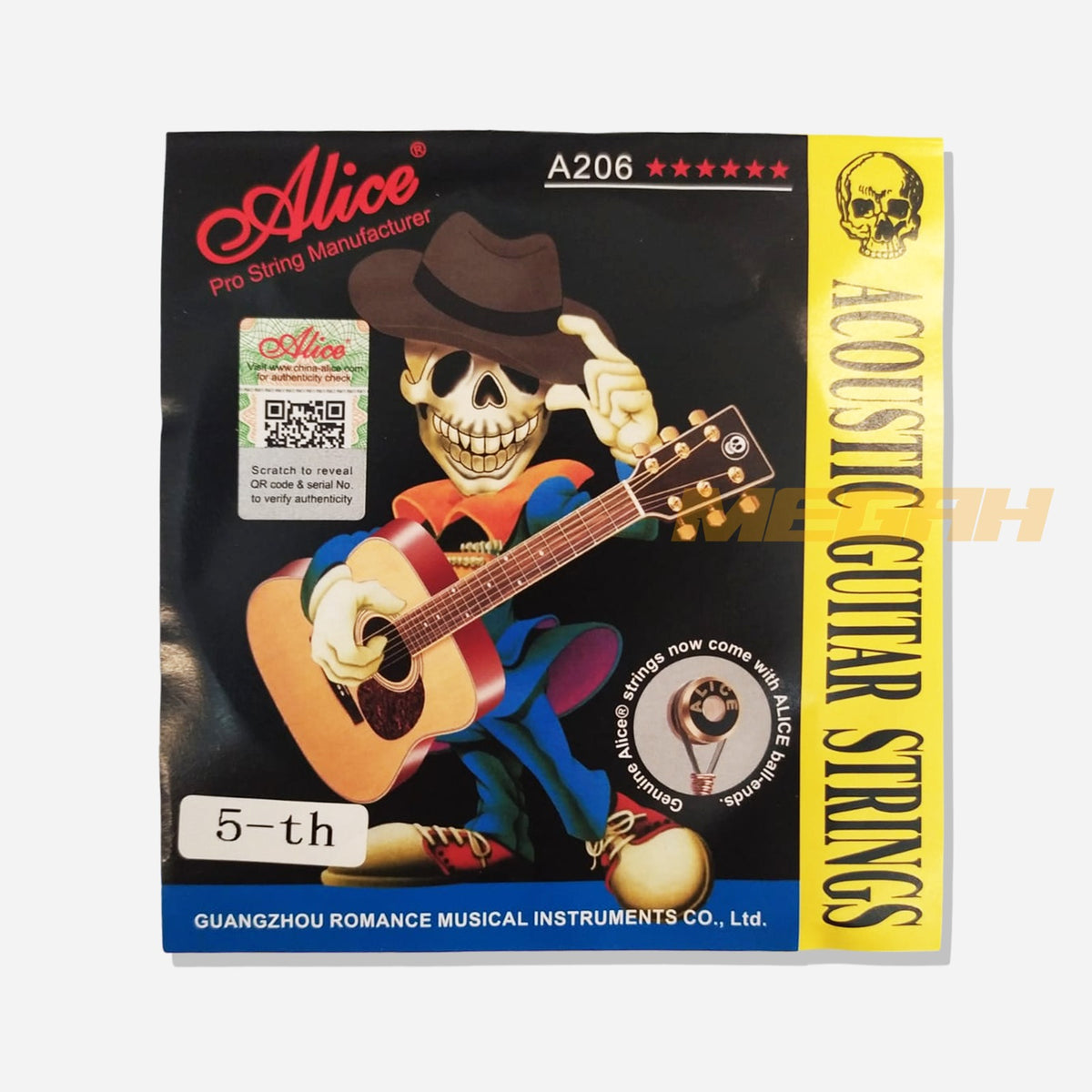SENAR GITAR AKUSTIK ALICE ORIGINAL NO 4-6 A206