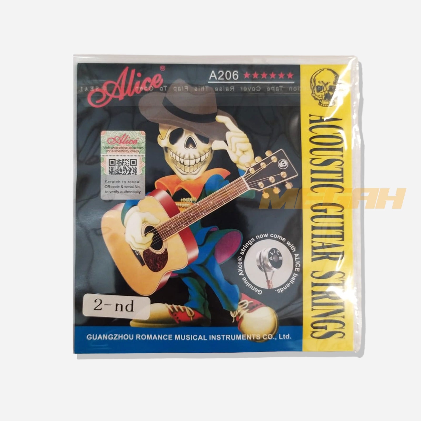 SENAR GITAR AKUSTIK ALICE A206 NO 1-3 Gambar sekunder produk