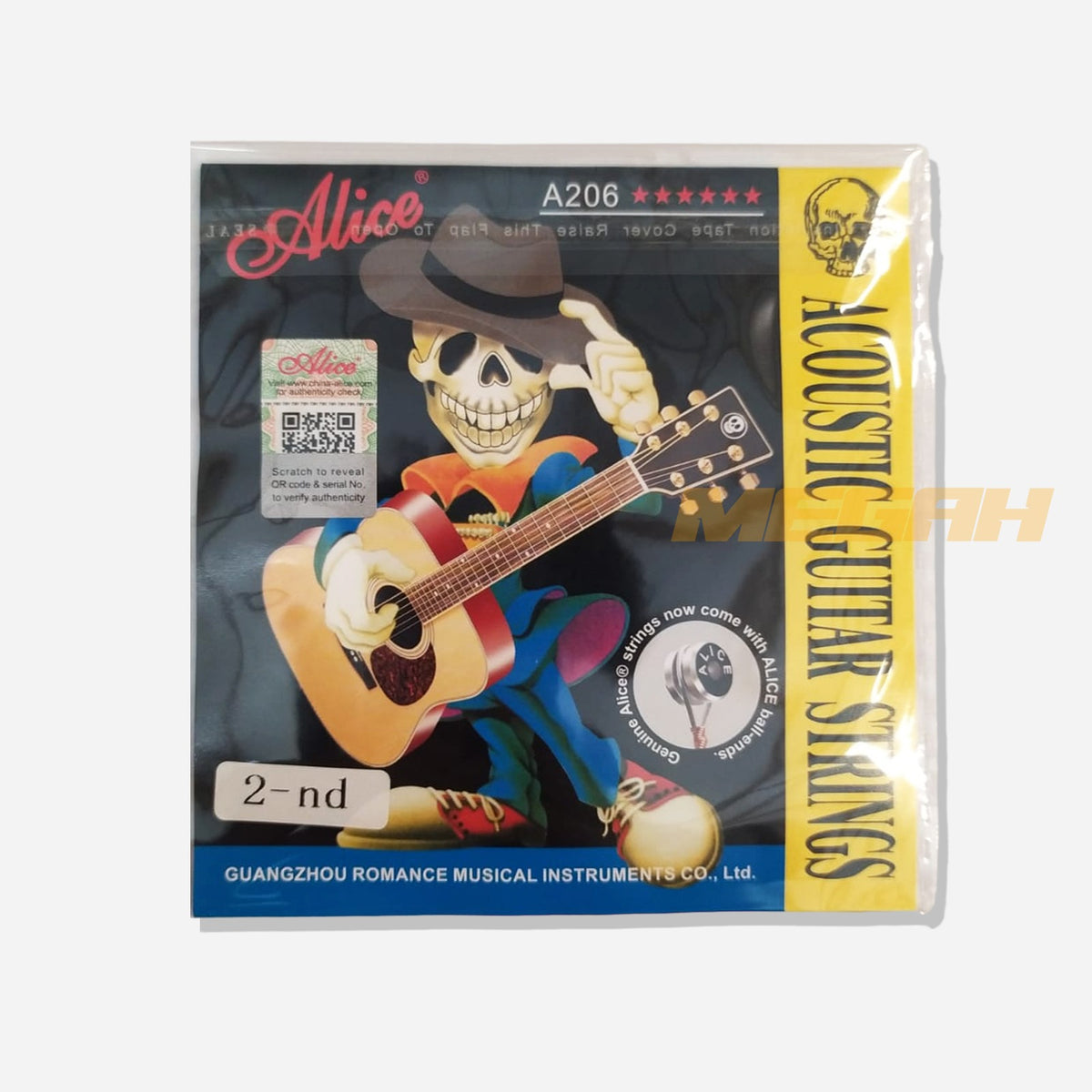 SENAR GITAR AKUSTIK ALICE A206 NO 1-3