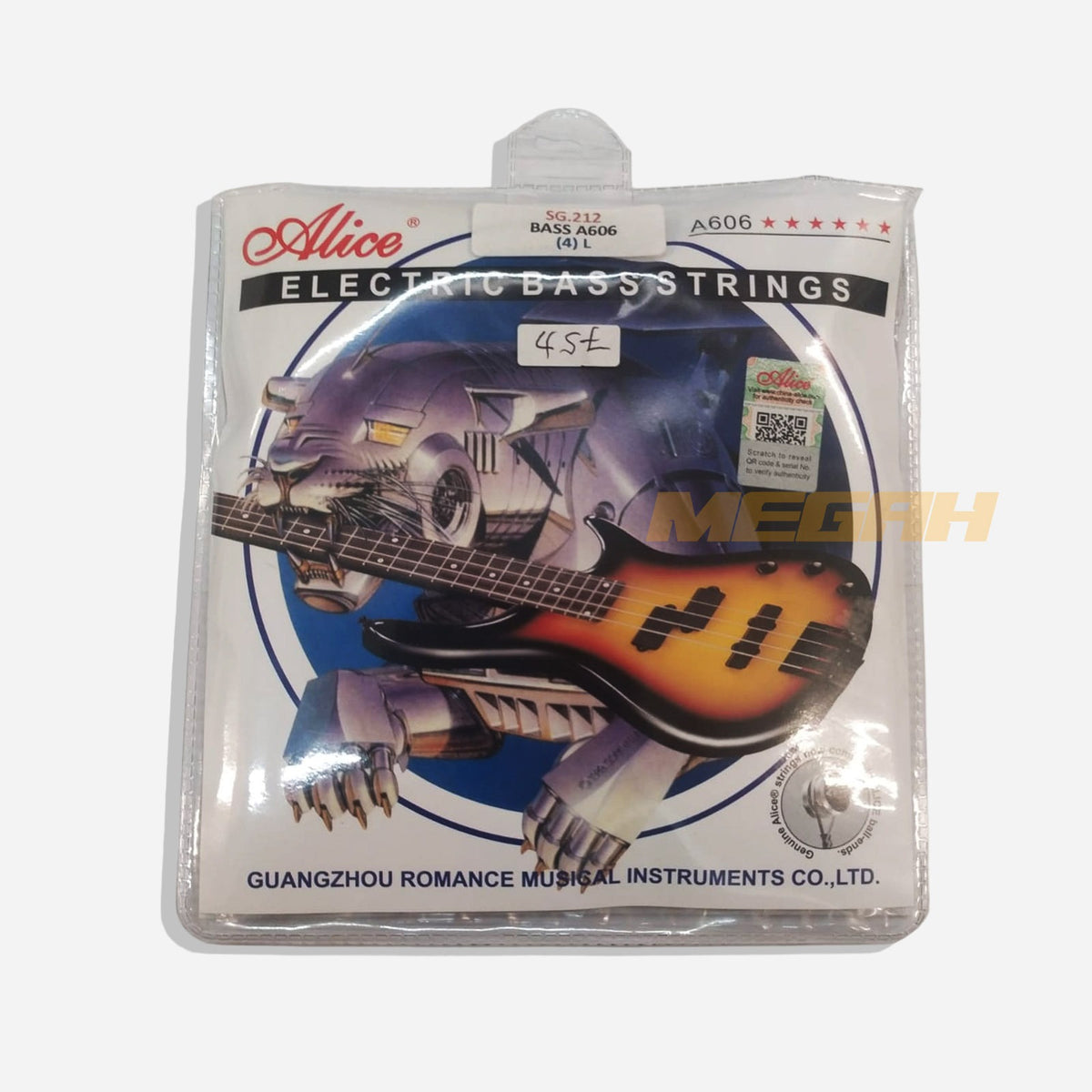 SENAR GITAR ELEKTRIK BASS ALICE A606-M - 4 STRING Gambar utama produk