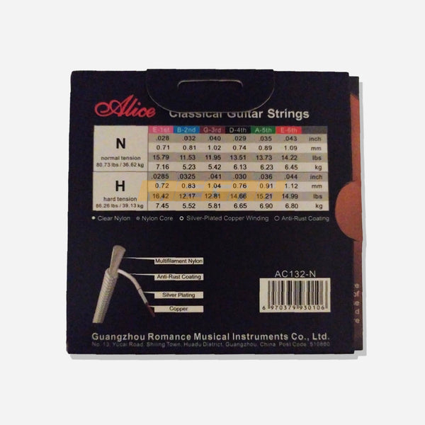 SENAR GITAR CLASSIC ALICE AC132N - CLEAR NYLON