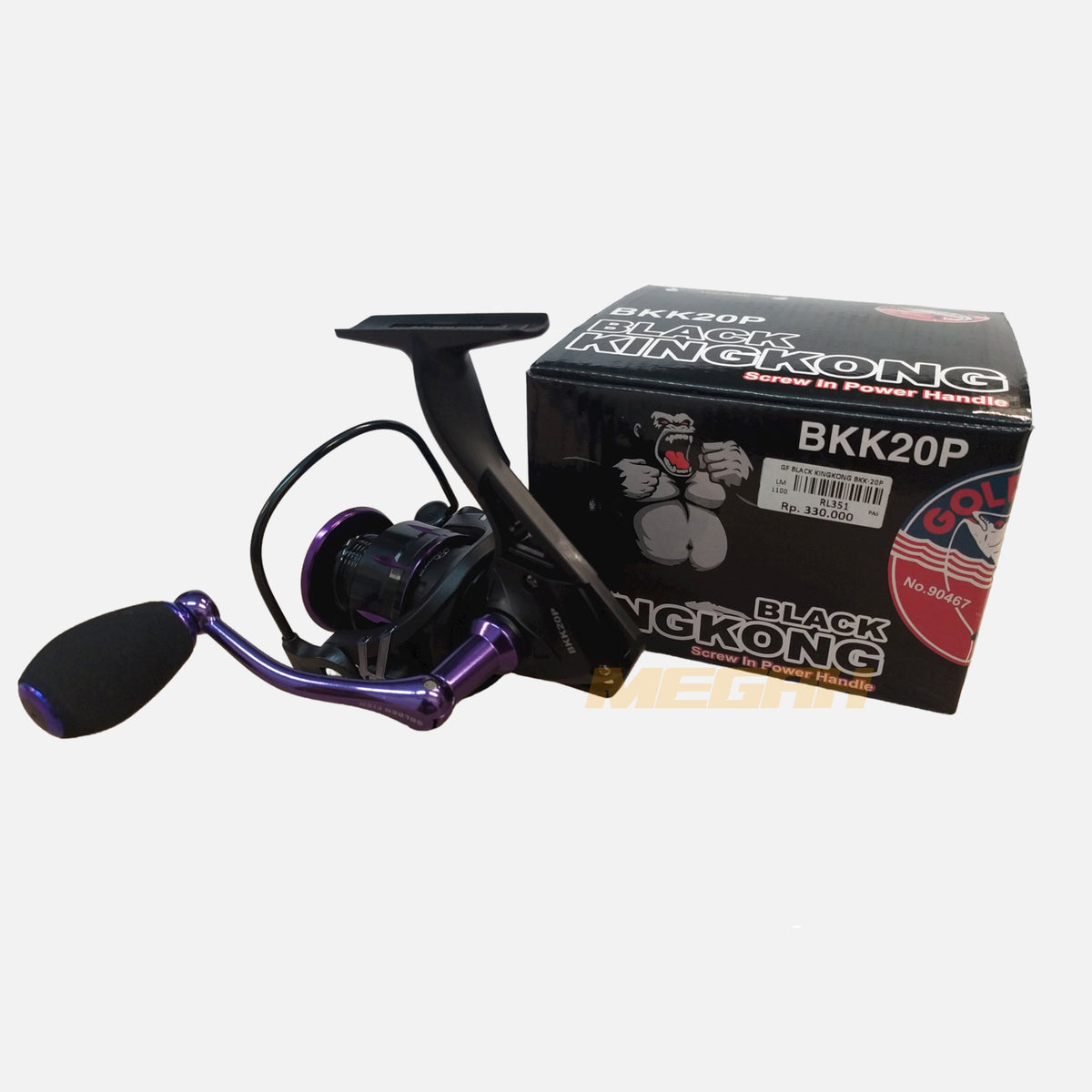 REEL GOLDEN FISH BLACK KINGKONG (RL351) Gambar utama produk