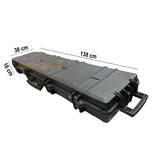 GUN CASE HARDCASE / BOX SENAPAN + RODA 138X38X17CM FIBER GLASS